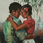 Flamenco Dancer Paradise is Here painting